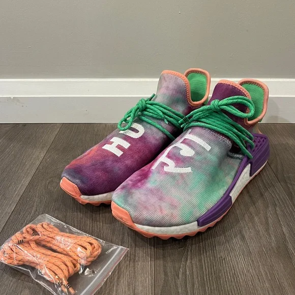 adidas | Shoes | Adidas Human Race Nmd Pharrell Holi Festival Chalk Coral |  Poshmark
